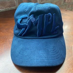 SMPL Ind. Blue Cap Faux Suede Leather Strap